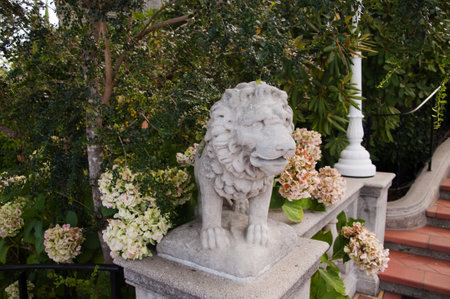 Huge Villa on the Big Sur at San Simeon California USAのeditorial素材
