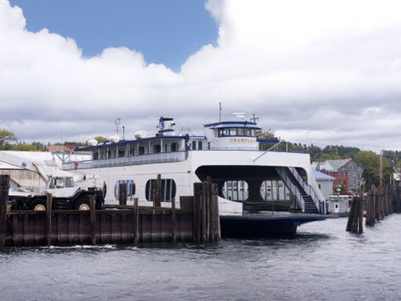 Lake Placid, Adirondack Mountains Essex County, New York, USAのeditorial素材