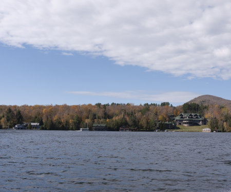 Lake Placid, Adirondack Mountains Essex County, New York, USAのeditorial素材
