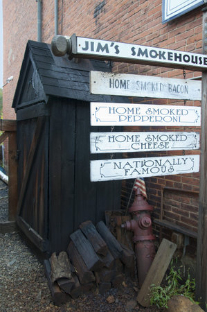 Smoke House in Bath in New Hampshire USAのeditorial素材