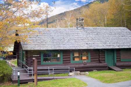 White Mountains in the State of New Hampshire USAのeditorial素材