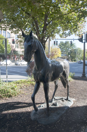 Saratoga Springs is a city in Saratoga County, New York, United States. The name reflects the presence of mineral springs in the area. のeditorial素材