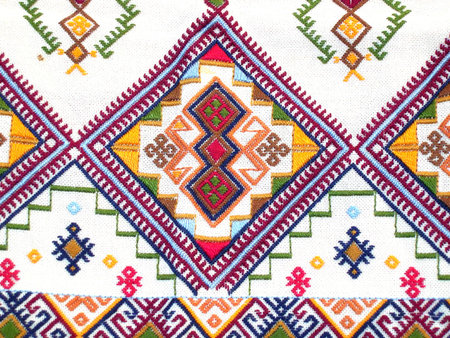 Traditional Embroidery from the island of Crete in Greece