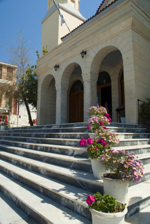 Main Church in Rethymno Crete Greeceのeditorial素材