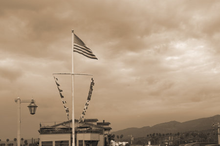 Pier at Santa Barbara California USAのeditorial素材