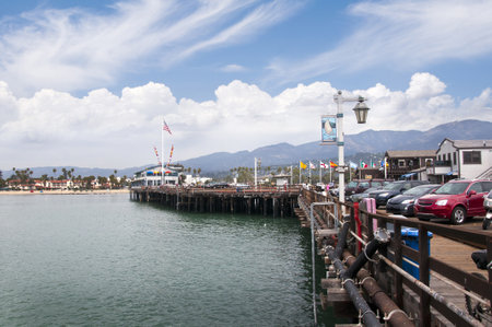 Pier at Santa Barbara California USAのeditorial素材