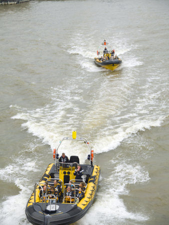 The River Thames  in London Englandのeditorial素材