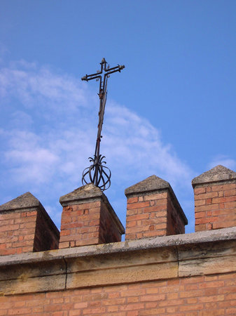 The Red Fort of the Alhambra Palace in Granada Spain                    のeditorial素材