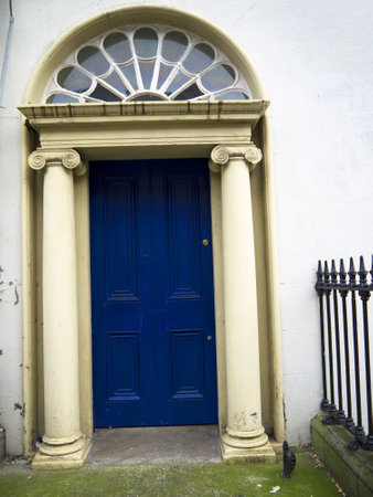 Georgian Terraces in Dublin City Irelandのeditorial素材