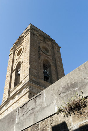 Bell Tower of the Church of San Miniato al Monte in Florence Italyのeditorial素材