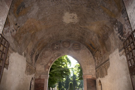 The Medieval City of Mantua in Lombardy Northern Italyのeditorial素材