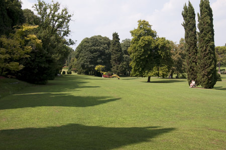 The Sigurta Gardens at Peschiera near Lake Garda Italyのeditorial素材