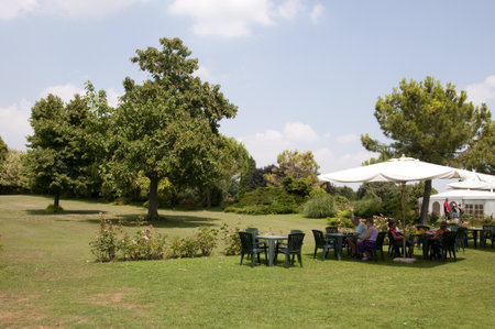 The Sigurta Gardens at Peschiera near Lake Garda Italyのeditorial素材