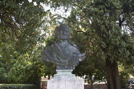 Torbole on the northern end of Lake Garda in the Italian Lakes in Italyのeditorial素材