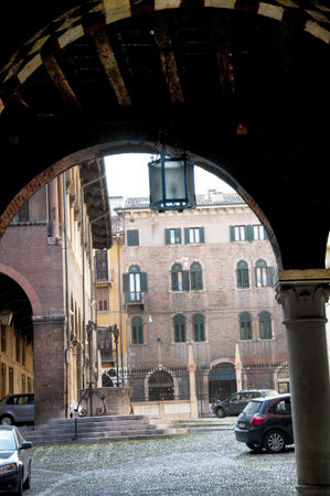 Ancient Buildings in Verona Northern Italyのeditorial素材