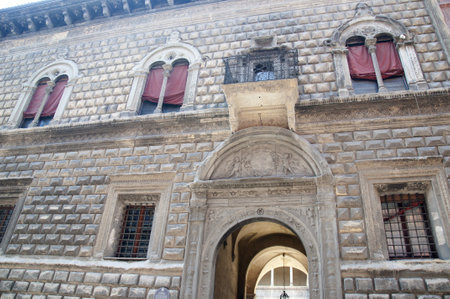 Beautiful Medieval City of Bologna Italy. Bologna is the capital city of Emilia-Romagna, in the Po Valley of Northern Italyのeditorial素材