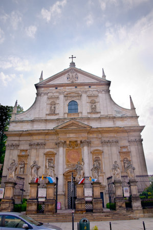 Church of St Mary Magdalene in Kracow Polandのeditorial素材