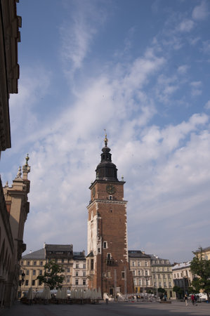 The Great Market Square in Krakow Polandのeditorial素材