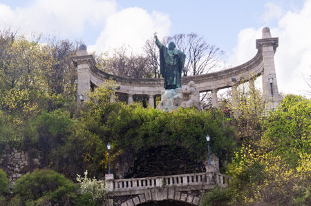 Gellert Hill in Budapest Hungaryのeditorial素材