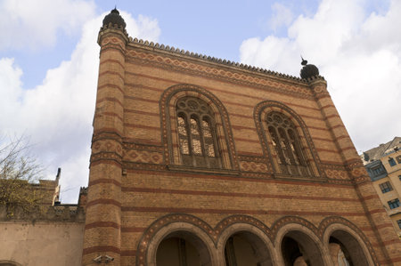 Budapests Moorish Style Great Synagogue in Hungary is the Most Beautiful in the Worldのeditorial素材