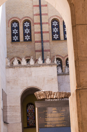 Budapests Moorish Style Great Synagogue in Hungary is the Most Beautiful in the Worldのeditorial素材