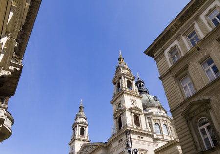 St Stephans Cathedral Budapest Hungaryのeditorial素材