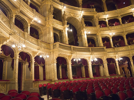 Hungarian State Opera House in Budapest Hungaryのeditorial素材