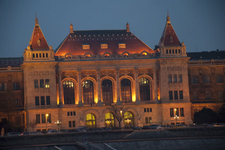 Gellert Thermal Baths in Budapest Hungaryのeditorial素材