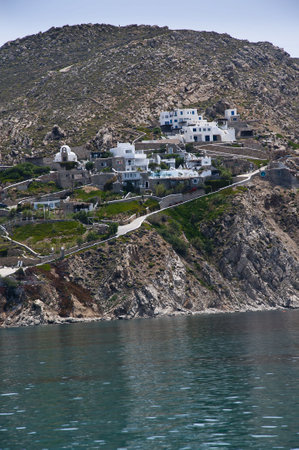 Boat Trip around the Island of Mykonos in Greeceのeditorial素材