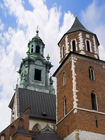 Inside Wawel Castle in the City of Krakow Polandのeditorial素材
