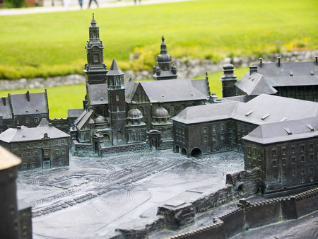 the interior of Wawel Castle in Krakow Polandのeditorial素材