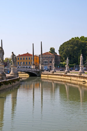 Park in the Prato in padua Italyのeditorial素材