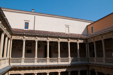 Palazzo Bo part of the University of Padua Italyのeditorial素材
