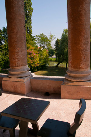 Villa Foscari Malcontenta between Padua and Veniceのeditorial素材