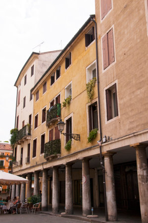 Narrow Streets of Vincenza Italyのeditorial素材