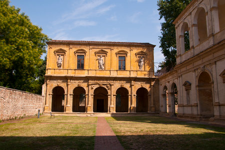 The Loggia Cornaro in Padua Italyのeditorial素材