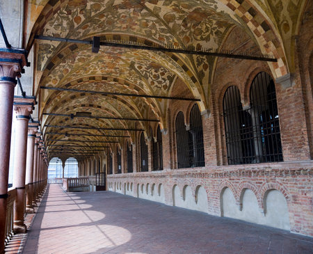 The Beautiful Buildings in Vincenza in Northern Italyのeditorial素材