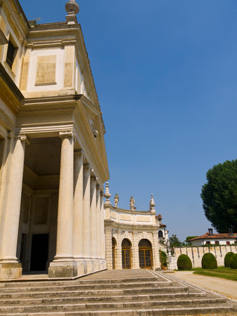 Villa Pisani one of the Palladian Villas between Padua and Venice Italyのeditorial素材