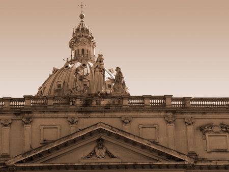 Basilica dell incoronata Maria del Buon Consiglio in Naples Italyのeditorial素材