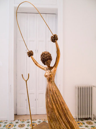 Sculpture by Salvadore Dali in Sorrento Italyのeditorial素材