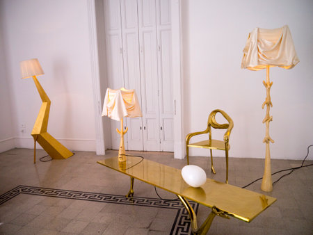 The Art of Salvador Dali in Italian Exhibitionのeditorial素材