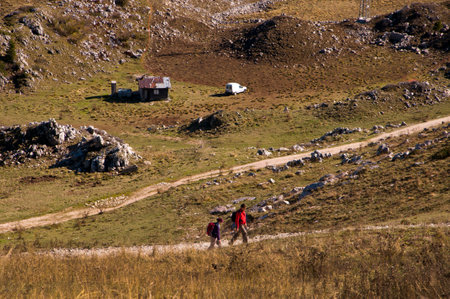  the Summit of Monte Baldo Lake Garda Italyのeditorial素材