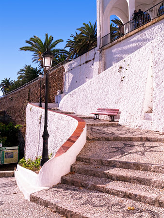 Path to one of the beaches in Nerja Spain