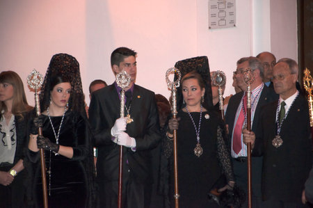 Easter Processions in Nerja Andalucia Spainのeditorial素材