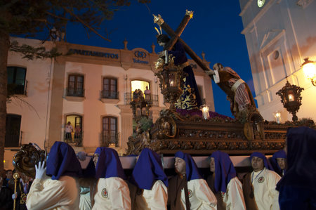 Easter Processions in Nerja Andalucia Spainのeditorial素材