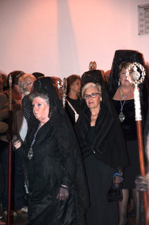 Easter Processions in Nerja Andalucia Spainのeditorial素材