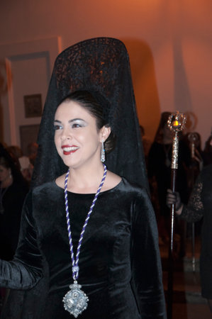 Good Friday Easter Processions in Nerja Andalucia Spainのeditorial素材