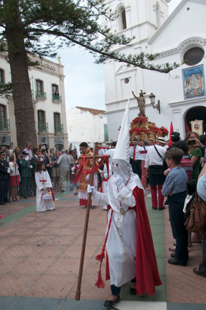 Easter Sunday Processions in Nerja Andalucia Spainのeditorial素材