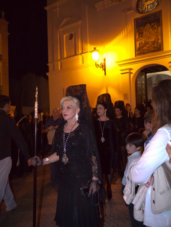 Good Friday Easter Processions in Nerja Andalucia Spainのeditorial素材