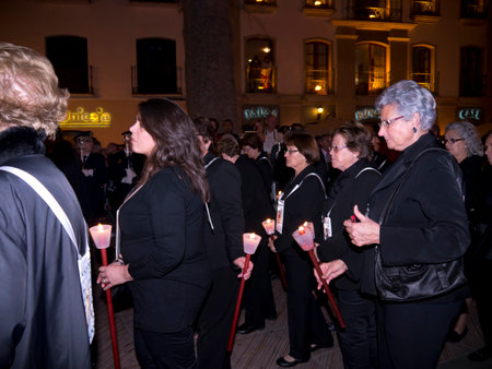 Good Friday Easter Processions in Nerja Andalucia Spainのeditorial素材